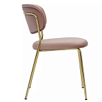 Стул Singer Chair без подлокотников Розовый Велюр варинант исполнения - 2 | Loft Concept в Краснодаре