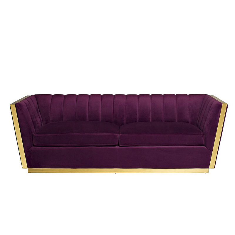 Диван Art Deco Purple Sofa Фиолетовый Диван Art Deco Purple Sofa Фиолетовый в Краснодаре | Loft Concept