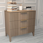 Комод коричневого цвета с 3-мя ящиками Harper Line варинант исполнения - 2 | Loft Concept в Краснодаре