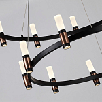 Люстра подвесная с двумя круглыми ярусами и цилиндрическими плафонами Arnaut Light варинант исполнения - 5 | Loft Concept в Краснодаре