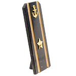 Сувенир Погон Майор ВМФ из натурального камня змеевик Souvenir Epaulets варинант исполнения - 1 | Loft Concept в Краснодаре