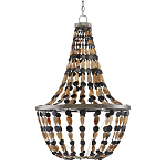 Люстра каплевидной формы с подвесками в виде декоративных бусин Flat Beads варинант исполнения - 3 | Loft Concept в Краснодаре