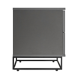 Тумба прикроватная цвета графит с ящиками Strict Lines варинант исполнения - 6 | Loft Concept в Краснодаре