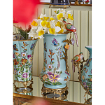 Ваза с птичкой из фарфора с бронзовыми элементами Garden of Eden варинант исполнения - 8 | Loft Concept в Краснодаре