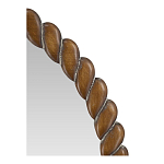 Зеркало с текстурной рамой из натурального дерева  Pine Wall Mirror варинант исполнения - 4 | Loft Concept в Краснодаре