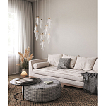 Люстра каскадная с 10-ю прозрачными плафонами Wave Line варинант исполнения - 12 | Loft Concept в Краснодаре