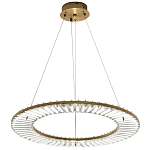 Кольцевая люстра с хрустальным декором Maude Crystal Chandelier варинант исполнения - 2 | Loft Concept в Краснодаре