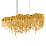 Люстра подвесная с металлическими дугами и длинными цепочками 115 см Atlantis Chain варинант исполнения - 1 | Loft Concept в Краснодаре