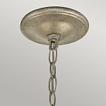 Люстра серебряного цвета с состаренным эффектом и декоративным подвесным шаром Kichler варинант исполнения - 9 | Loft Concept в Краснодаре