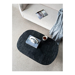 Столик кофейный черного цвета с овальной столешницей и круглым основанием Black Dalmen Table варинант исполнения - 9 | Loft Concept в Краснодаре