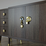 Большой Комод-буфет Elsa Dreams Walnut с ящиками варинант исполнения - 2 | Loft Concept в Краснодаре