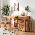 Обеденный стол раскладной из дерева Astiс Table варинант исполнения - 2 | Loft Concept в Краснодаре