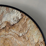 Бра с каменным диском в металлической раме Sandstone Painting варинант исполнения - 4 | Loft Concept в Краснодаре