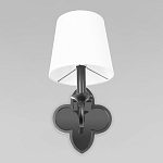 Бра с белым текстильным абажуром и фигурным основанием с зеркальной вставкой Vitorino варинант исполнения - 10 | Loft Concept в Краснодаре