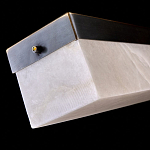 Подвесной светильник линейный из натурального камня Perfection of Geometry варинант исполнения - 7 | Loft Concept в Краснодаре