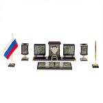 Настольный письменный набор из нефрита на ножках Executive Recruitment варинант исполнения - 1 | Loft Concept в Краснодаре