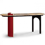 Консоль с овальной столешницей со светодиодной подсветкой Ruby варинант исполнения - 2 | Loft Concept в Краснодаре