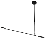 Потолочный светильник светодиодный черный металл Bendik  варинант исполнения - 1 | Loft Concept в Краснодаре