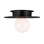 Потолочный светильник с шарообразным плафоном из белого матового стекла Generation Lighting варинант исполнения - 1 | Loft Concept в Краснодаре