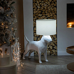 Лампа COLLECTION OF DOGS с абажуром Бультерьер варинант исполнения - 5 | Loft Concept в Краснодаре