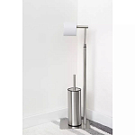 Держатель для туалетной бумаги с ершиком Chrome Bathroom Accessory варинант исполнения - 5 | Loft Concept в Краснодаре