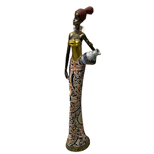 Фигурка негритянка с кувшином Girl with a vessel