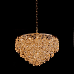 Люстра каскадная с подвесками в форме колец Galaxy of Light варинант исполнения - 2 | Loft Concept в Краснодаре