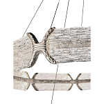 Люстра с 2-мя кольцами с текстурным природным рисунком IceFlame варинант исполнения - 7 | Loft Concept в Краснодаре