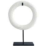Декоративная статуэтка Кольцо на подставке White Ring Statuette варинант исполнения - 1 | Loft Concept в Краснодаре