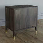 Тумба прикроватная с двумя ящиками Elsa Dreams Walnut варинант исполнения - 4 | Loft Concept в Краснодаре