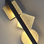 Светодиодное бра цвета античной бронзы Suprematism варинант исполнения - 2 | Loft Concept в Краснодаре
