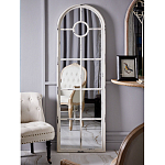 Зеркало-окно с арочным силуэтом в венецианском стиле Venetian White Mirror варинант исполнения - 4 | Loft Concept в Краснодаре