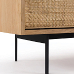 ТВ-тумба с плетеным декором Buckley Wicker TV Stand варинант исполнения - 6 | Loft Concept в Краснодаре