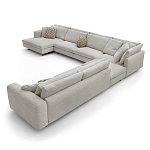 Современная модульная система мягкой мебели Zartаrn 6-ти местный угловой диван варинант исполнения - 2 | Loft Concept в Краснодаре