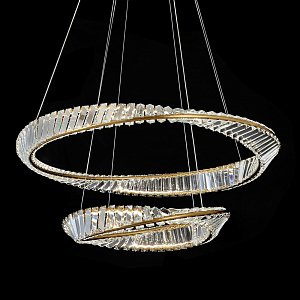 Люстра подвесная из 2-х колец Round Air Chandelier