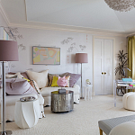 Обои ручная роспись Bamboo Special Colourway on Natural Mica metallic silk варинант исполнения - 2 | Loft Concept в Краснодаре