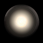 Встраиваемый спот светодиодный круглый черного цвета с углублением Ombra Lux  варинант исполнения - 3 | Loft Concept в Краснодаре