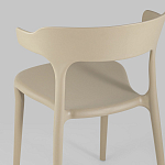 Бежевый стул из прочного PP-пластика JORIS варинант исполнения - 6 | Loft Concept в Краснодаре