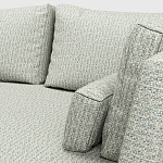 Мебельная ткань Шенилл голубой цвет 142 см T4-52 варинант исполнения - 5 | Loft Concept в Краснодаре