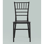 Стул Chiavari пластик черный варинант исполнения - 4 | Loft Concept в Краснодаре