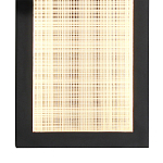Светодиодное прямоугольное бра из металла черного цвета Lattice Lux варинант исполнения - 8 | Loft Concept в Краснодаре