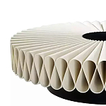 Дизайнерский журнальный стол круглый с фактурной столешницей Ifike варинант исполнения - 2 | Loft Concept в Краснодаре