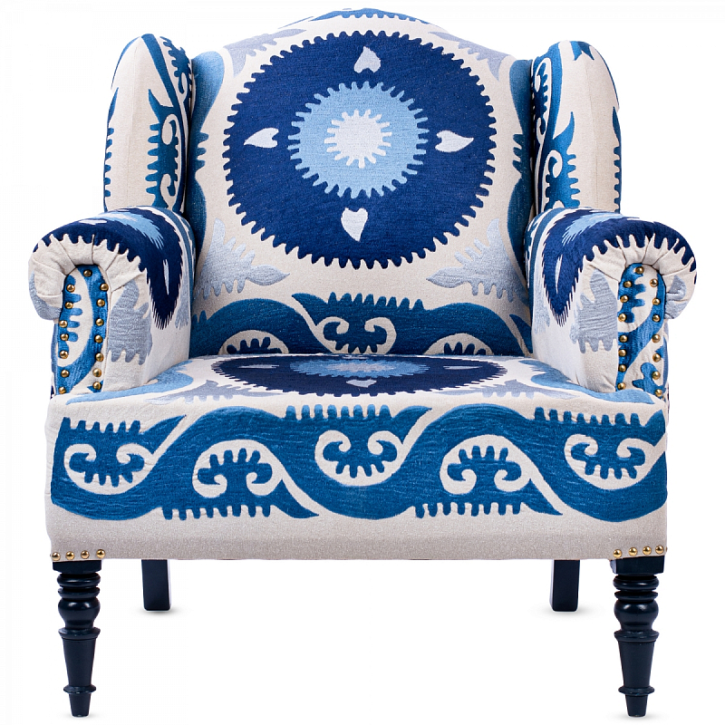 Кресло Accent Chairs Indigo Sun Темно-синий в Краснодаре | Loft Concept 