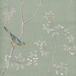 Обои ручная роспись Badminton Mercury Grey варинант исполнения - 1 | Loft Concept в Краснодаре