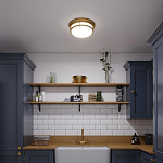 Потолочный светильник с белым матовым стеклянным плафоном в форме перевернутого конуса Hinkley варинант исполнения - 4 | Loft Concept в Краснодаре