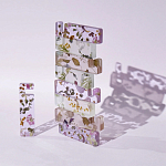 Подставка для телефона из эпоксидной смолы с цветами розовая Epoxy Flowers Phone Stand Pink варинант исполнения - 4 | Loft Concept в Краснодаре