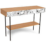Консоль с принтом на ящиках Elise Console Table варинант исполнения - 10 | Loft Concept в Краснодаре