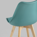 Стул с основой из пластика и мягким сиденьем Arvika Azure варинант исполнения - 6 | Loft Concept в Краснодаре