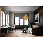 Люстра с каскадом из разноцветных круглых подвесов Key Lustar варинант исполнения - 2 | Loft Concept в Краснодаре