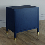 Тумба прикроватная с двумя ящиками Elsa Dreams Blue варинант исполнения - 4 | Loft Concept в Краснодаре